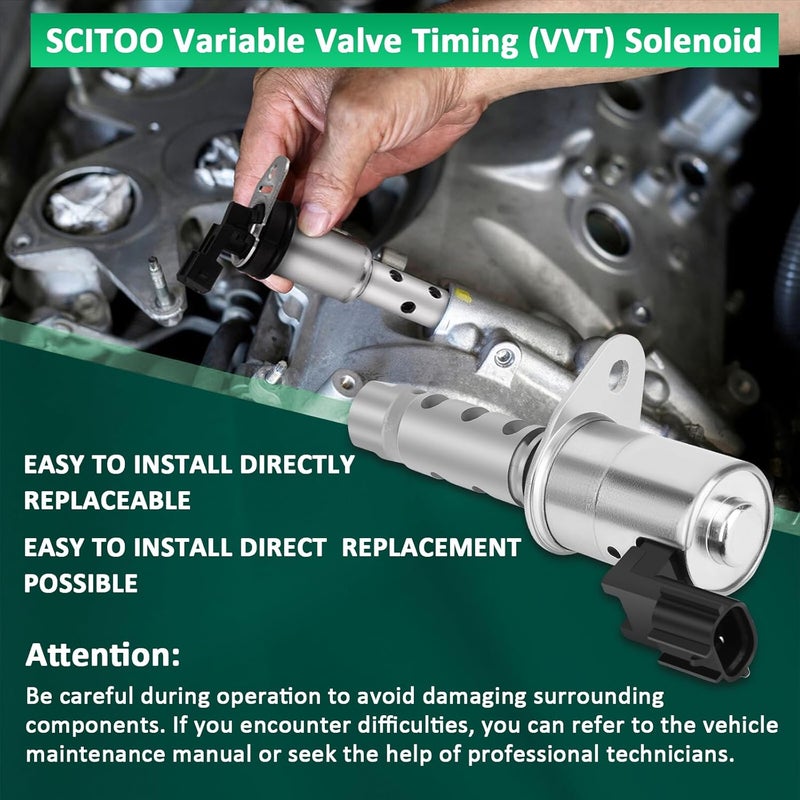 SCITOO صمام سولينويد VVT لهيونداي سوناتا 2012-2016، لهيونداي توكسون 2012-2015، لكيا سبورتاج 2011-2016، لكيا فورت 2012-2013، لأوبتيما 2011-2016، بديل لرقم 918-036 - Image 4